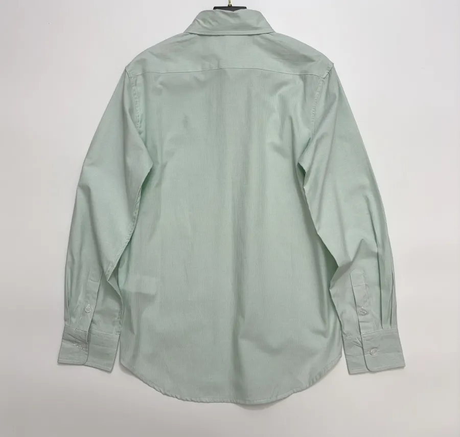 Polo Ralph Lauren Mint Pinstripe Relaxed Shirt in Mint, product view 12
