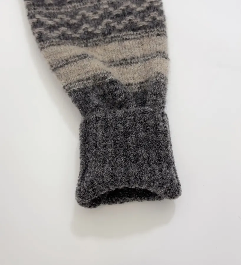 Brunello Cucinelli Jacquard turtleneck zip-up cardigan in As Shown, product view 07