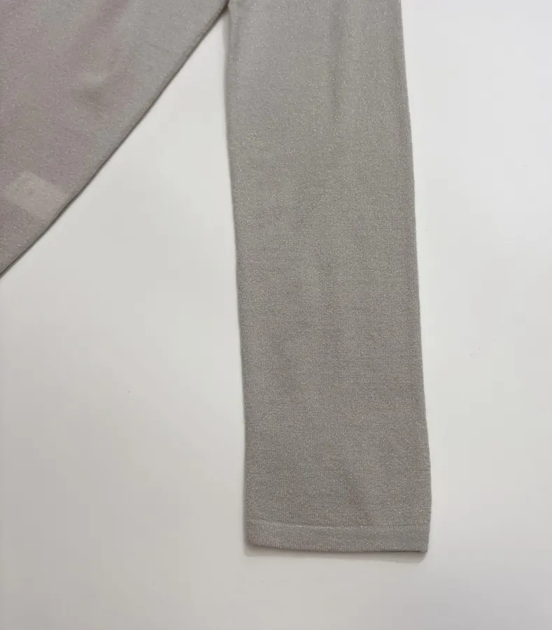 Brunello Cucinelli Taupe Boat-Neck Long-Sleeve Knit Top in Taupe, product view 05