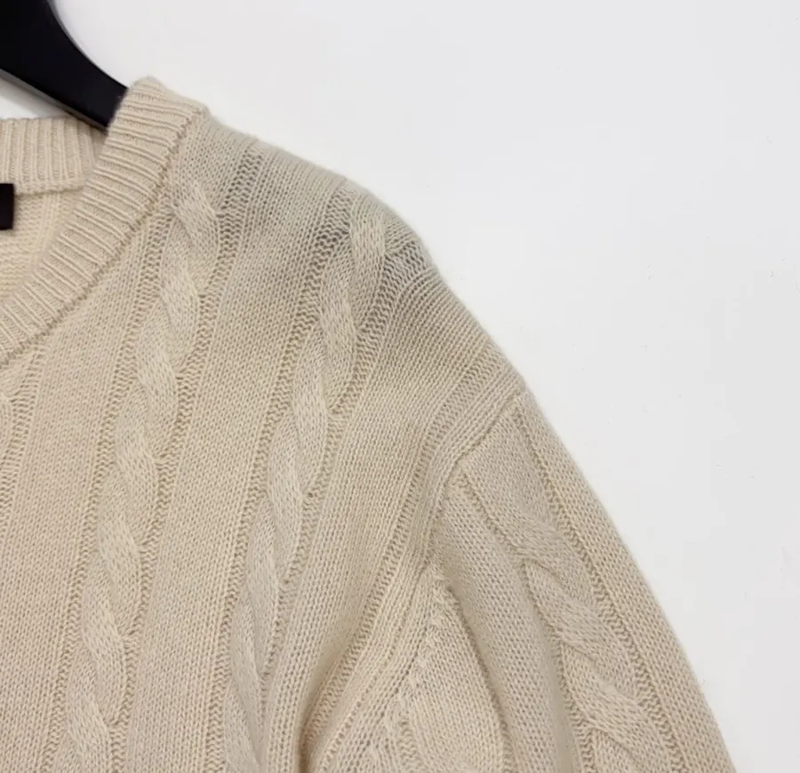 Loro Piana Retro Houndstooth Solid Cardigan, Relaxed Short Zip-Up Knit in As Shown, product view 03