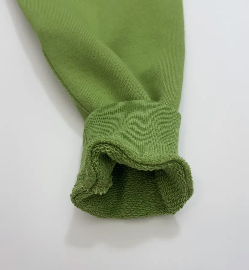 Polo Ralph Lauren Green Collared Pullover Sweatshirt in Green, product view 07