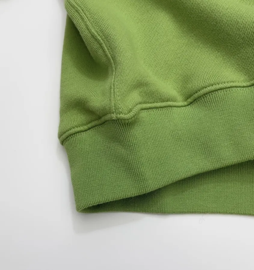 Polo Ralph Lauren Green Collared Pullover Sweatshirt in Green, product view 09