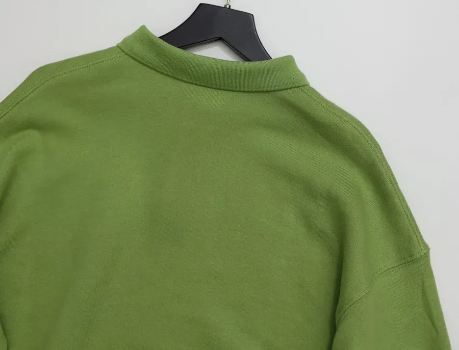Polo Ralph Lauren Green Collared Pullover Sweatshirt in Green, product view 13