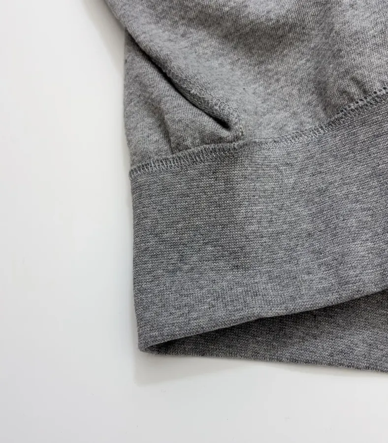 Polo Ralph Lauren Heather Grey Collared Half-Zip Sweatshirt in Heather Grey, product view 08