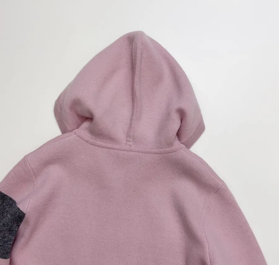 Vivienne Westwood 西太后 灰粉撞色土星臂标连帽羊毛外套 温柔少女感拉链针织帽衫，As Shown，商品图 17