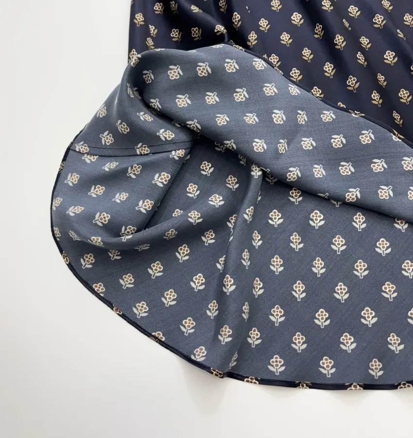Réalisation Par Navy silk bias-cut halter-back long dress The Mila in Blue, product view 12