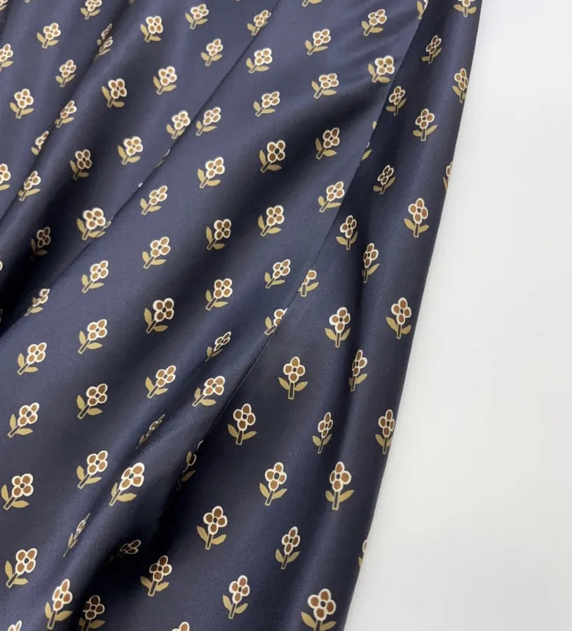 Réalisation Par Navy silk bias-cut halter-back long dress The Mila in Blue, product view 13