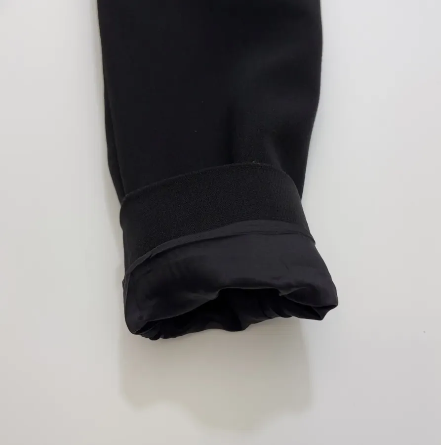 Black Off-Shoulder Lace-Embroidered Fitted Top in Black, product view 09