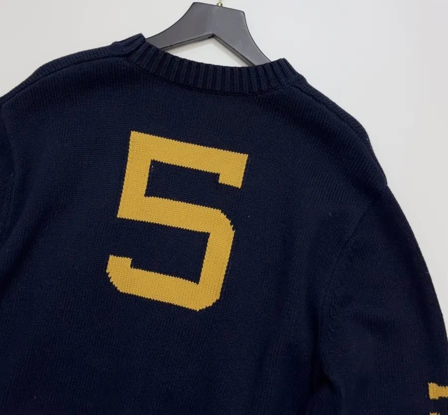 Polo Ralph Lauren Round-neck long-sleeve knit sweater in As Shown, product view 15