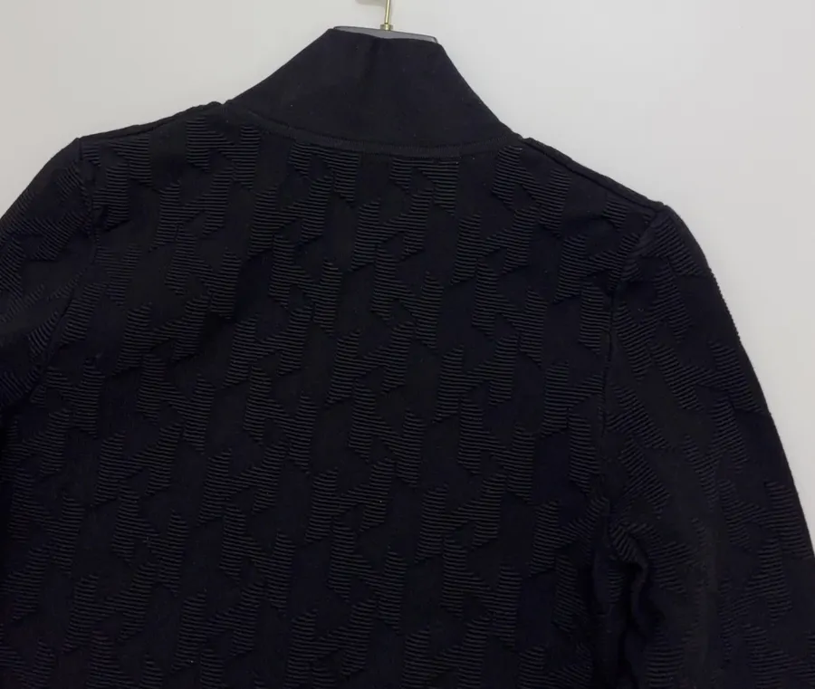 Hermès Embroidered equestrian-style short zip-up knit jacket in As Shown, product view 20