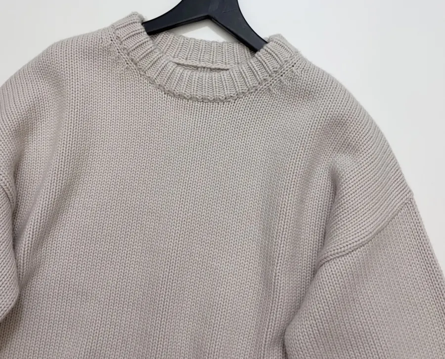 The Row Cashmere-Wool Sweater, Relaxed Silhouette, Long Sleeve in As Shown, product view 02
