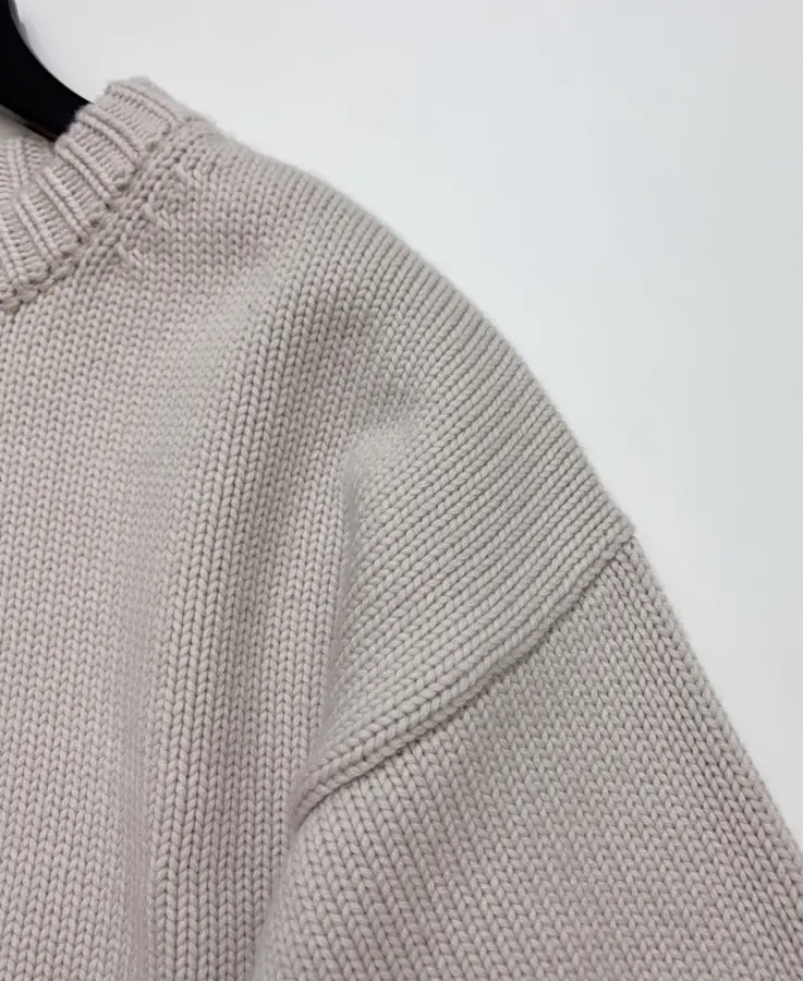 The Row Cashmere-Wool Sweater, Relaxed Silhouette, Long Sleeve in As Shown, product view 03