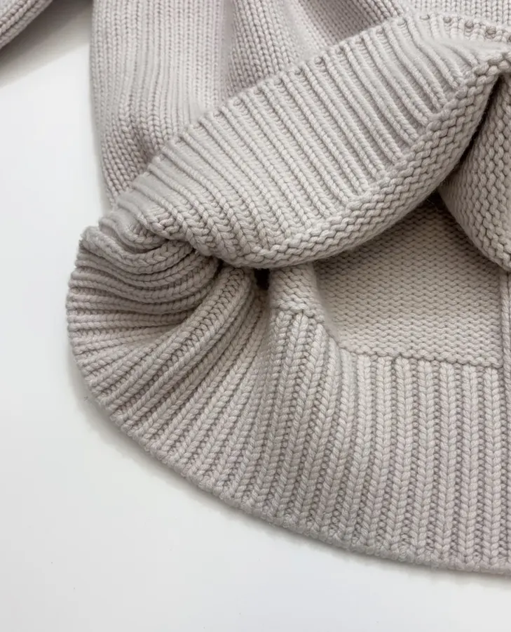 The Row Cashmere-Wool Sweater, Relaxed Silhouette, Long Sleeve in As Shown, product view 09
