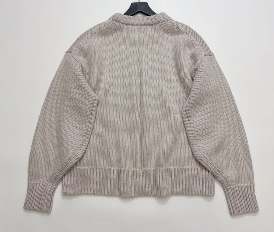 The Row Cashmere-Wool Sweater, Relaxed Silhouette, Long Sleeve in As Shown, product view 12