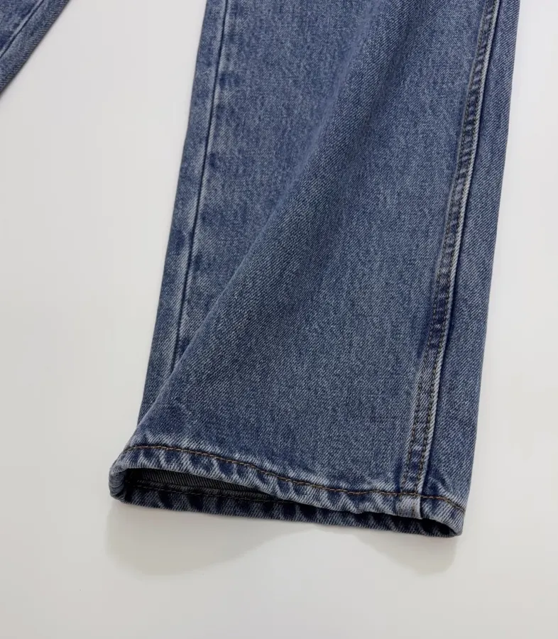 Loro Piana 蓝色高腰直筒牛仔裤，牛仔蓝，商品图 10