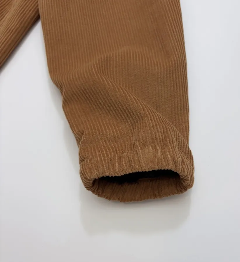 Polo Ralph Lauren Camel Corduroy Stand-Collar Harrington Jacket in Camel, product view 05