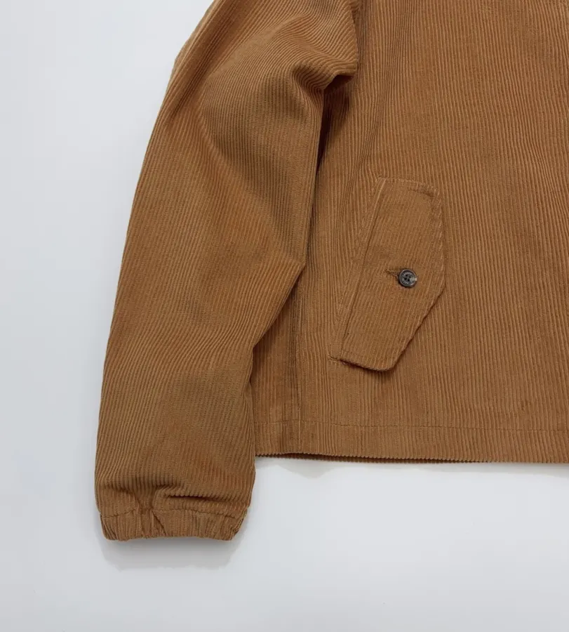 Polo Ralph Lauren Camel Corduroy Stand-Collar Harrington Jacket in Camel, product view 07