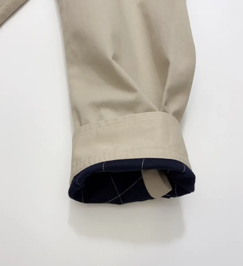 Polo Ralph Lauren 米色棉质翻领拉链哈灵顿夹克，米色，商品图 7
