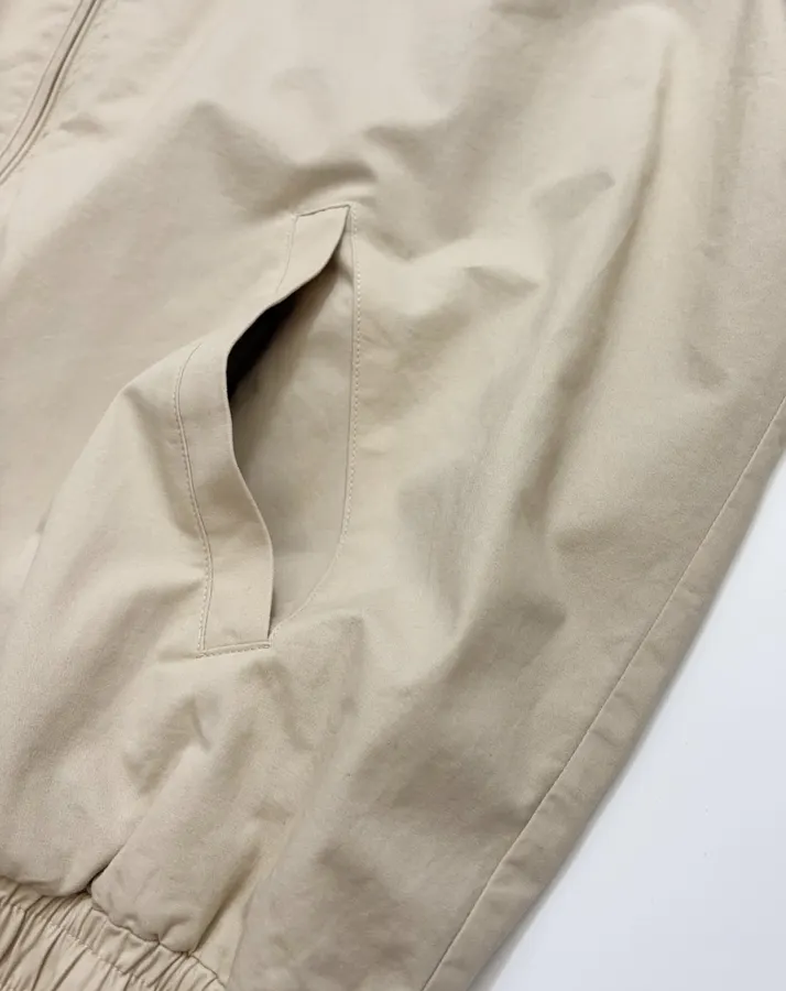Polo Ralph Lauren 米色棉质翻领拉链哈灵顿夹克，米色，商品图 8