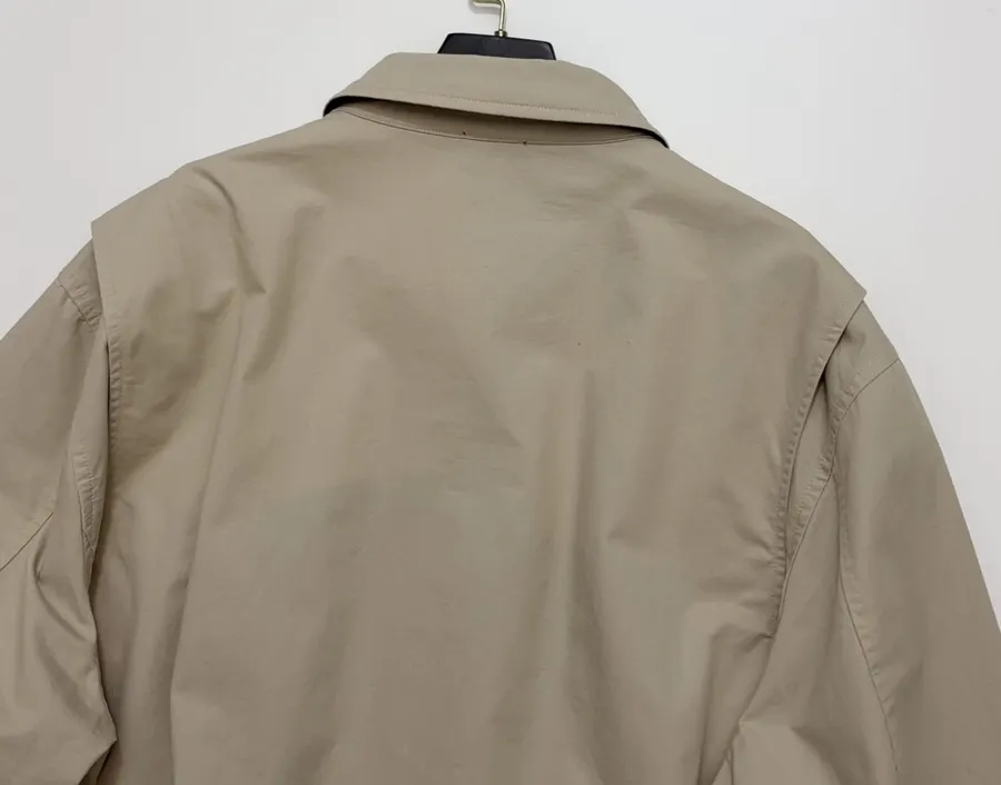Polo Ralph Lauren 米色棉质翻领拉链哈灵顿夹克，米色，商品图 15