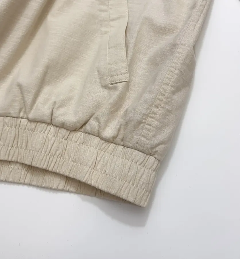 Polo Ralph Lauren 米白色翻领拉链哈灵顿夹克，象牙白，商品图 11