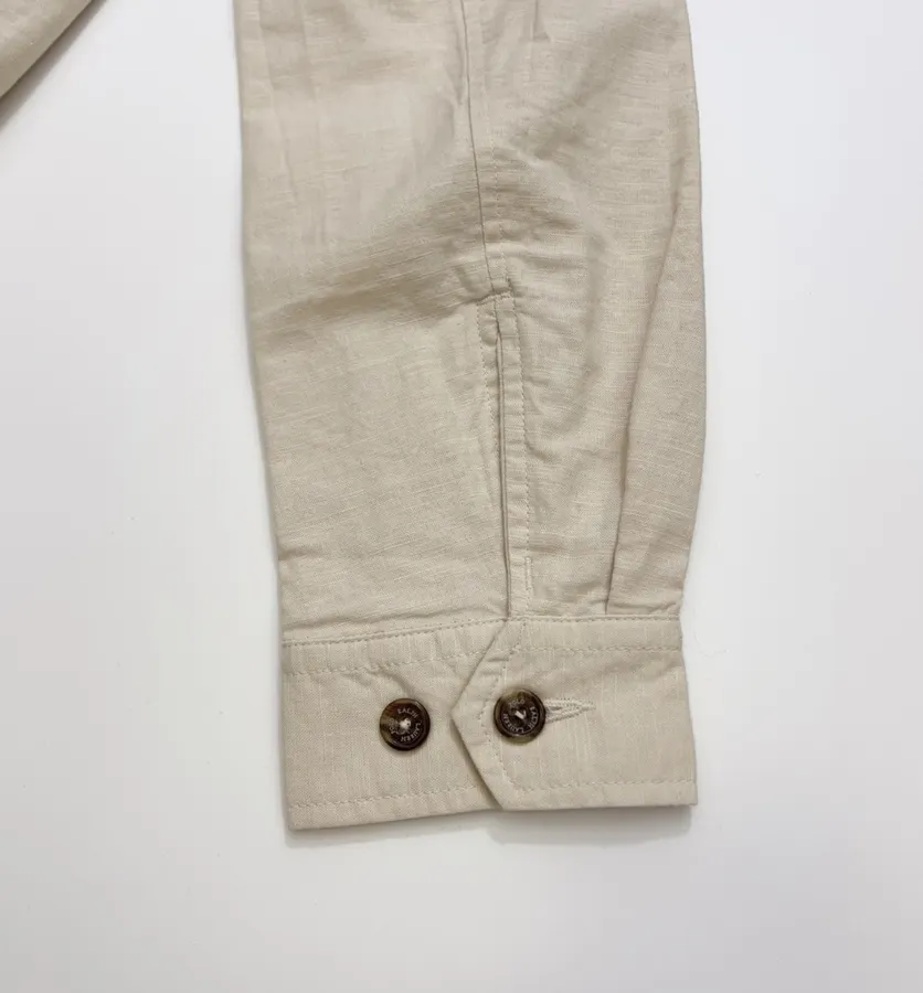 Polo Ralph Lauren 米白色翻领拉链哈灵顿夹克，象牙白，商品图 16