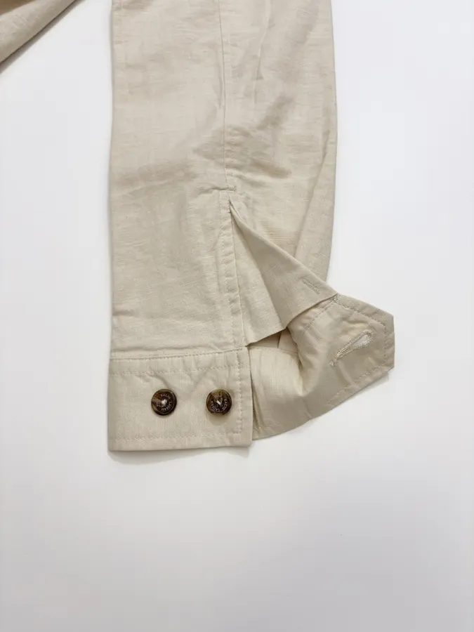 Polo Ralph Lauren 米白色翻领拉链哈灵顿夹克，象牙白，商品图 17