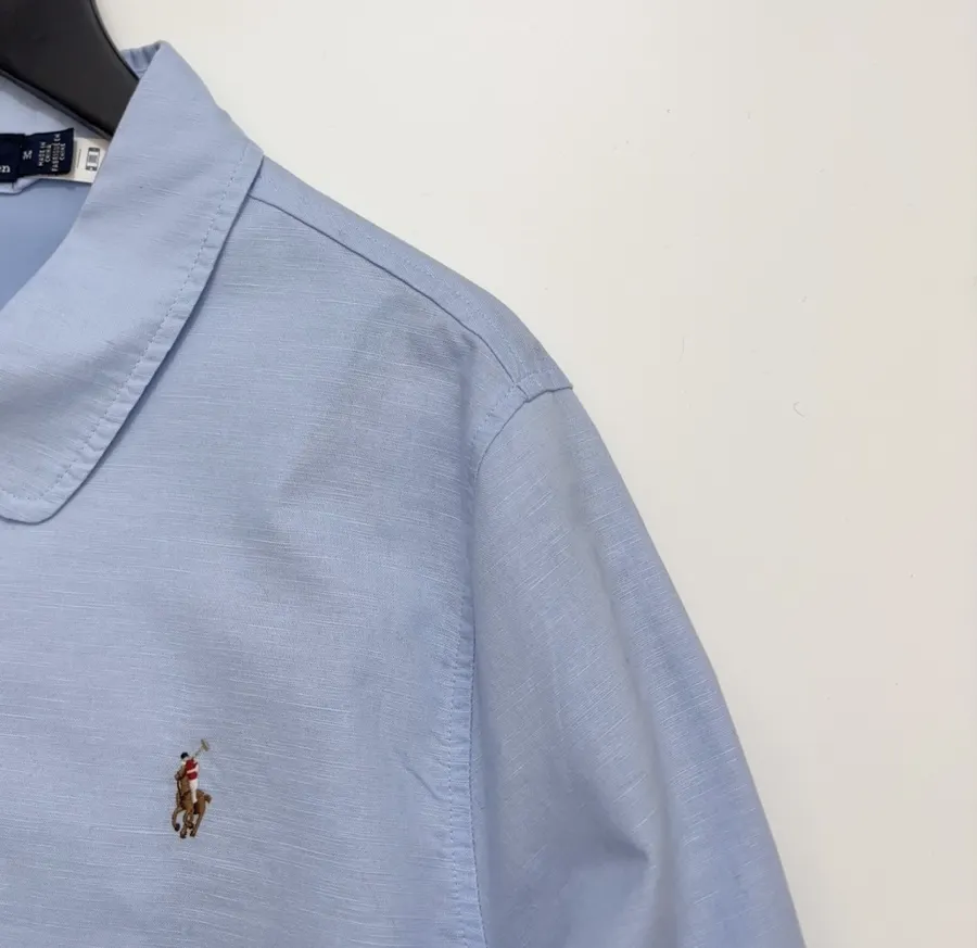 Polo Ralph Lauren 浅蓝色翻领拉链哈灵顿夹克，浅蓝色，商品图 3