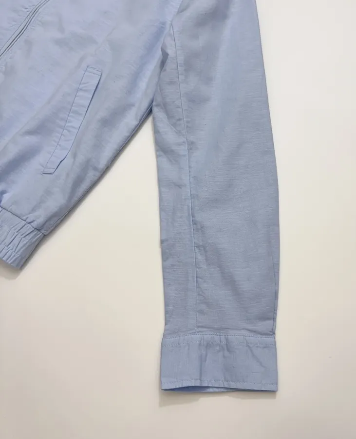 Polo Ralph Lauren 浅蓝色翻领拉链哈灵顿夹克，浅蓝色，商品图 6
