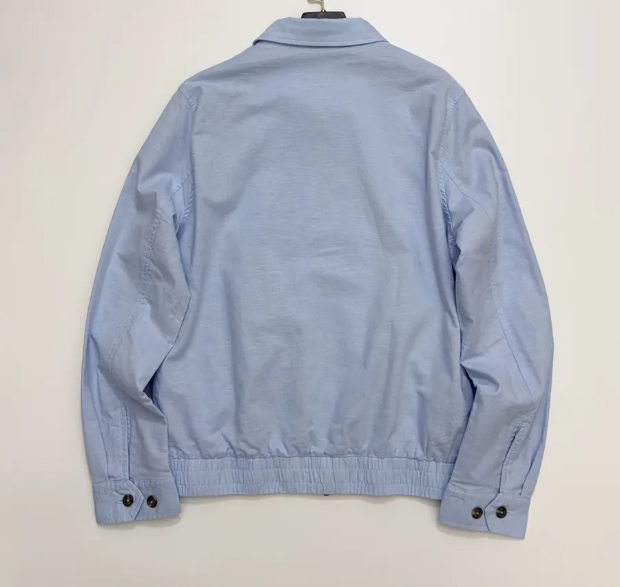 Polo Ralph Lauren 浅蓝色翻领拉链哈灵顿夹克，浅蓝色，商品图 14