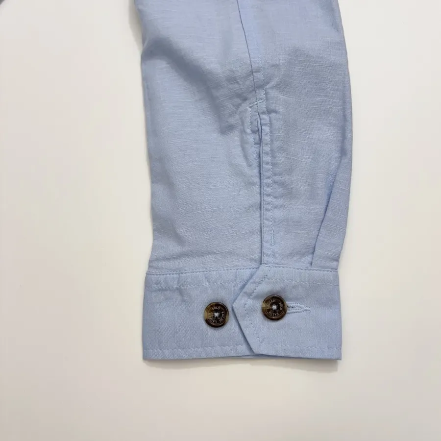 Polo Ralph Lauren 浅蓝色翻领拉链哈灵顿夹克，浅蓝色，商品图 16