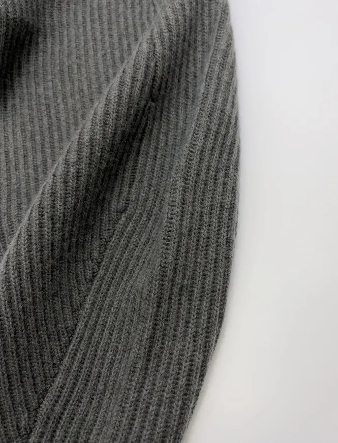 Brunello Cucinelli Collarless button-front ribbed knit cardigan in As Shown, product view 07