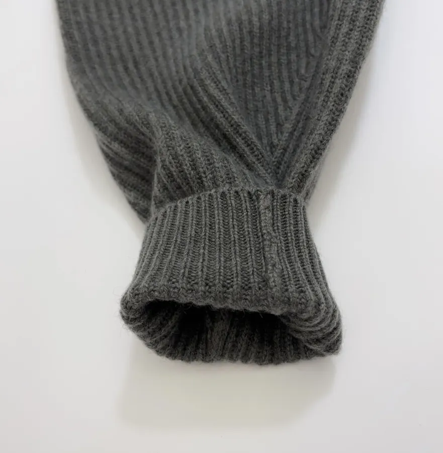 Brunello Cucinelli Collarless button-front ribbed knit cardigan in As Shown, product view 08