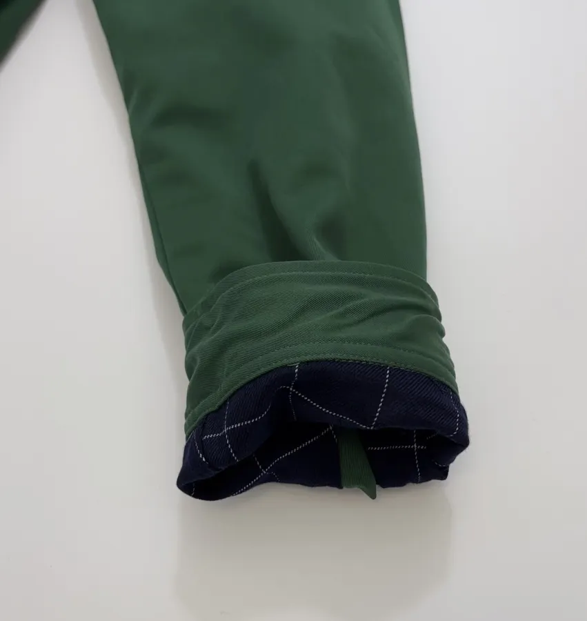 Polo Ralph Lauren Green Cotton Collared Zip Harrington Jacket in Green, product view 07