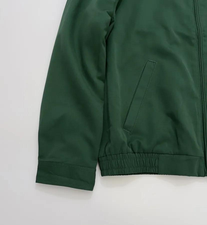 Polo Ralph Lauren Green Cotton Collared Zip Harrington Jacket in Green, product view 08