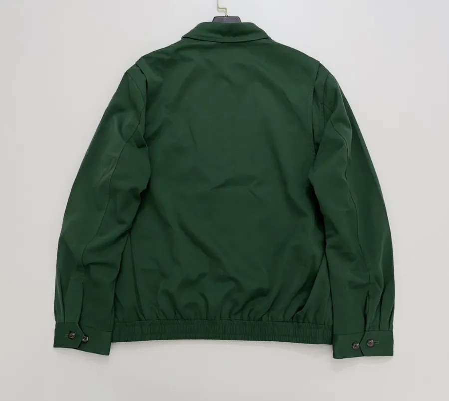 Polo Ralph Lauren Green Cotton Collared Zip Harrington Jacket in Green, product view 13