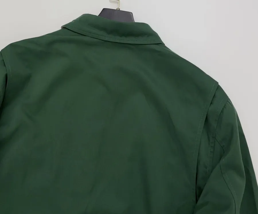 Polo Ralph Lauren Green Cotton Collared Zip Harrington Jacket in Green, product view 14