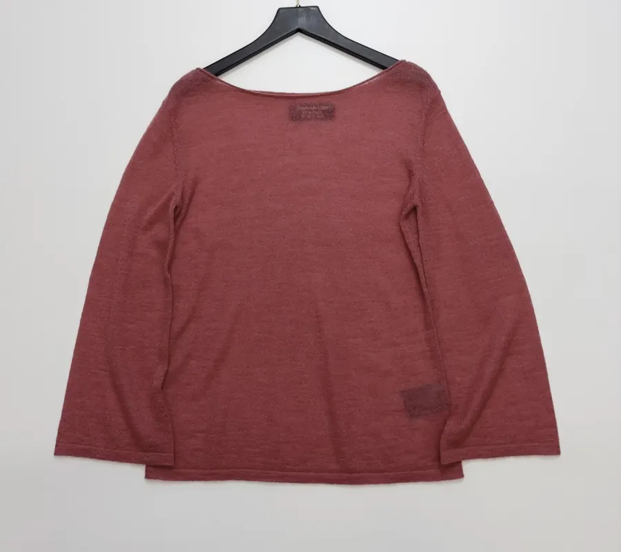 Round-neck long-sleeve T-shirt in As Shown, product view 01