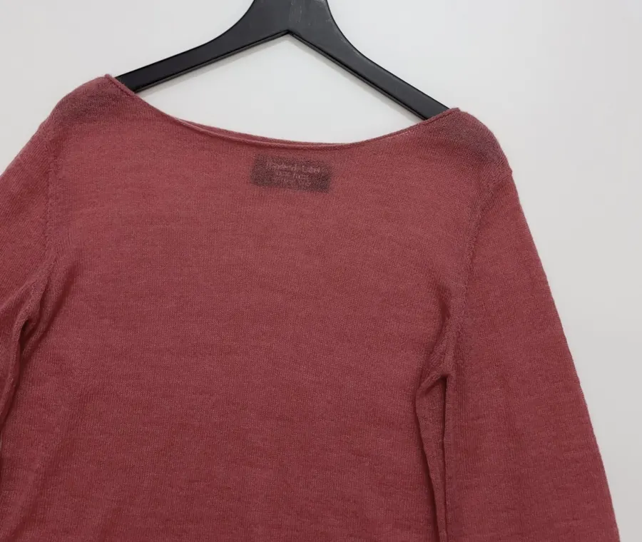 Round-neck long-sleeve T-shirt in As Shown, product view 02
