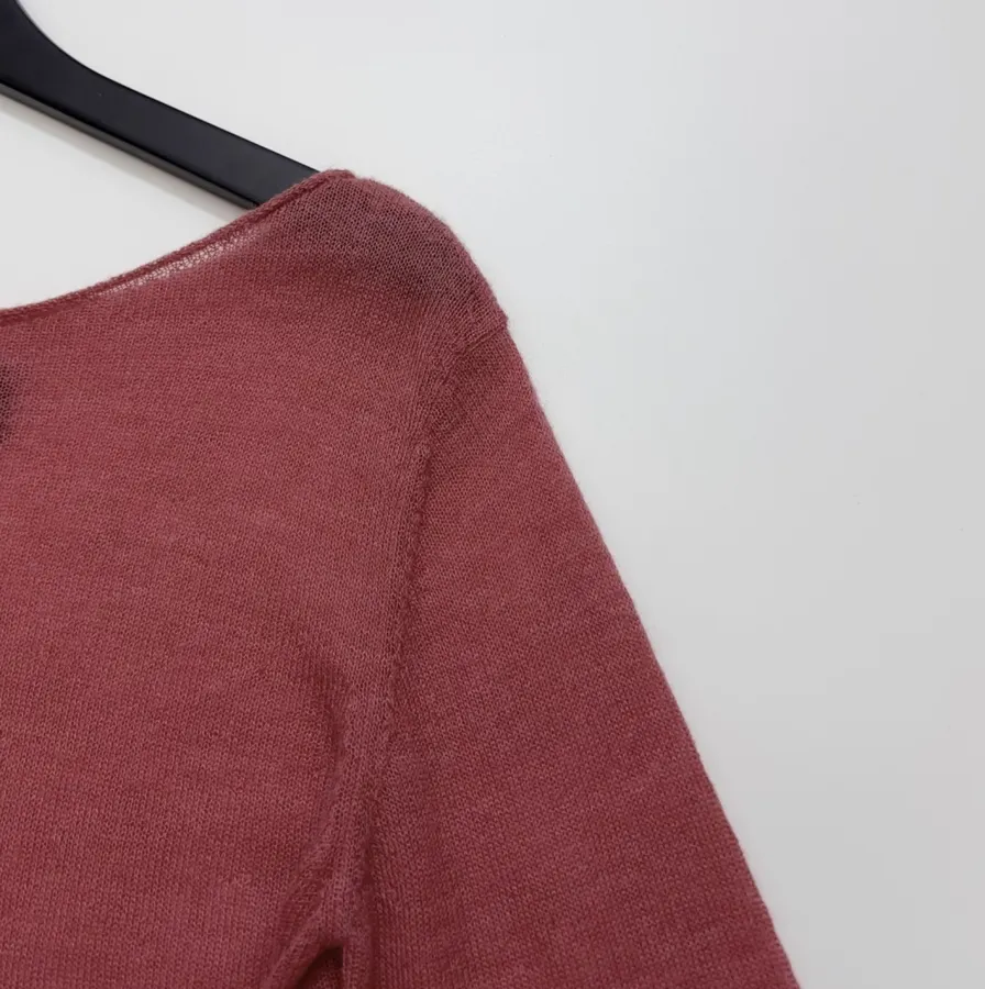 Round-neck long-sleeve T-shirt in As Shown, product view 03
