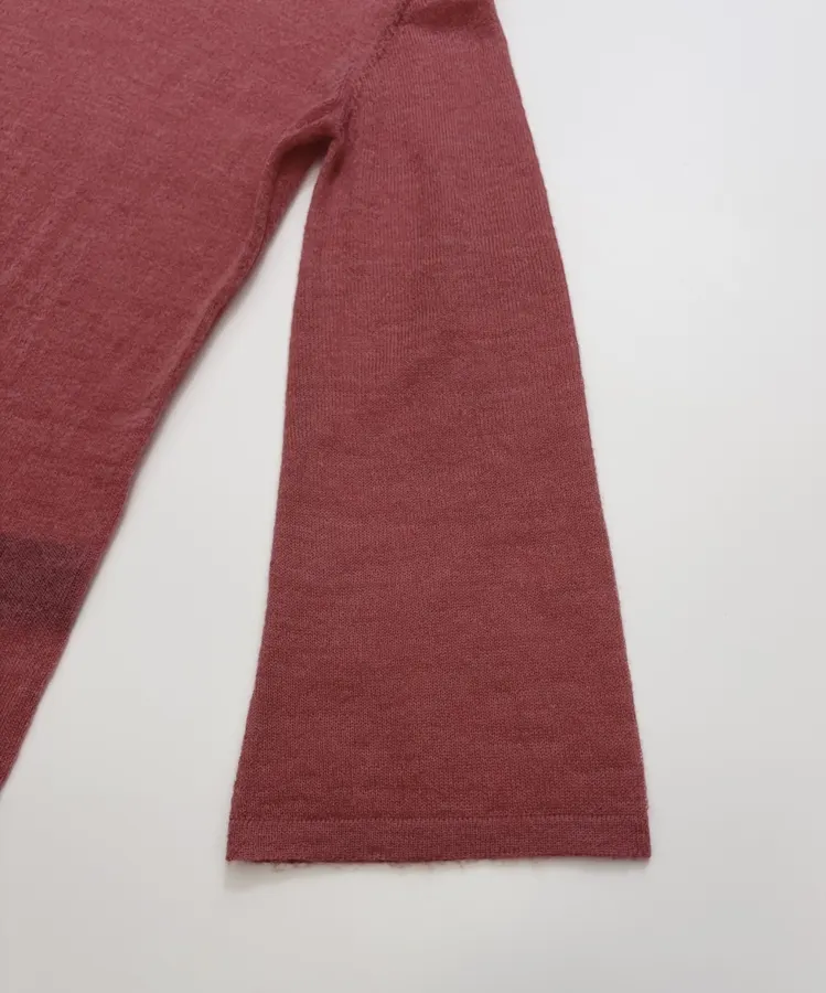 Round-neck long-sleeve T-shirt in As Shown, product view 06