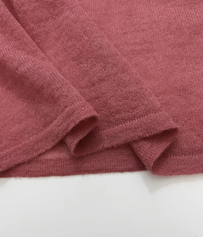 Round-neck long-sleeve T-shirt in As Shown, product view 11