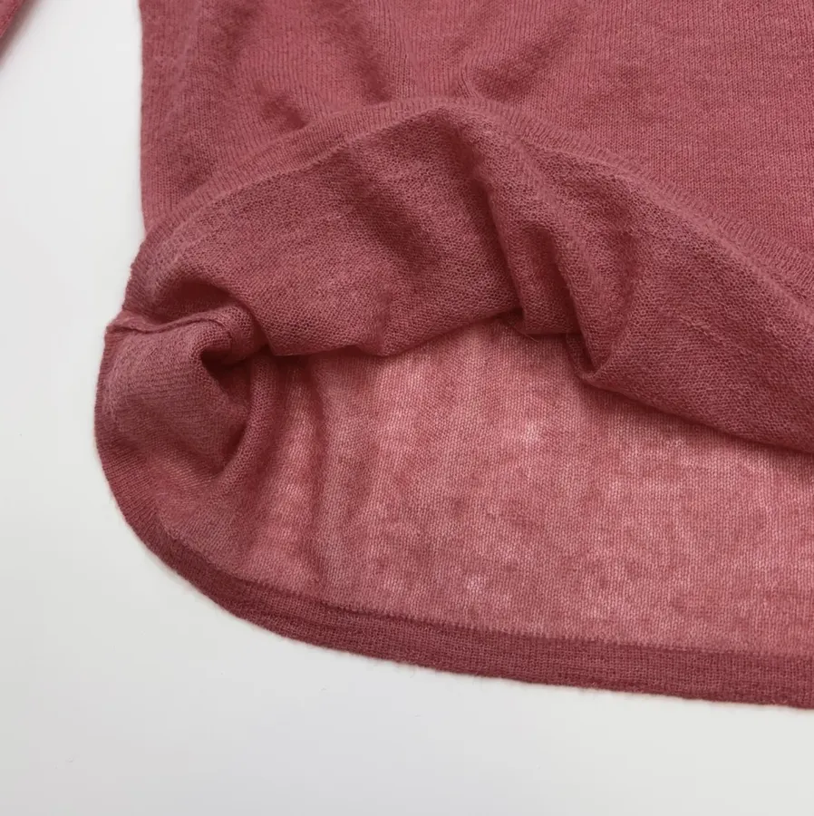 Round-neck long-sleeve T-shirt in As Shown, product view 12