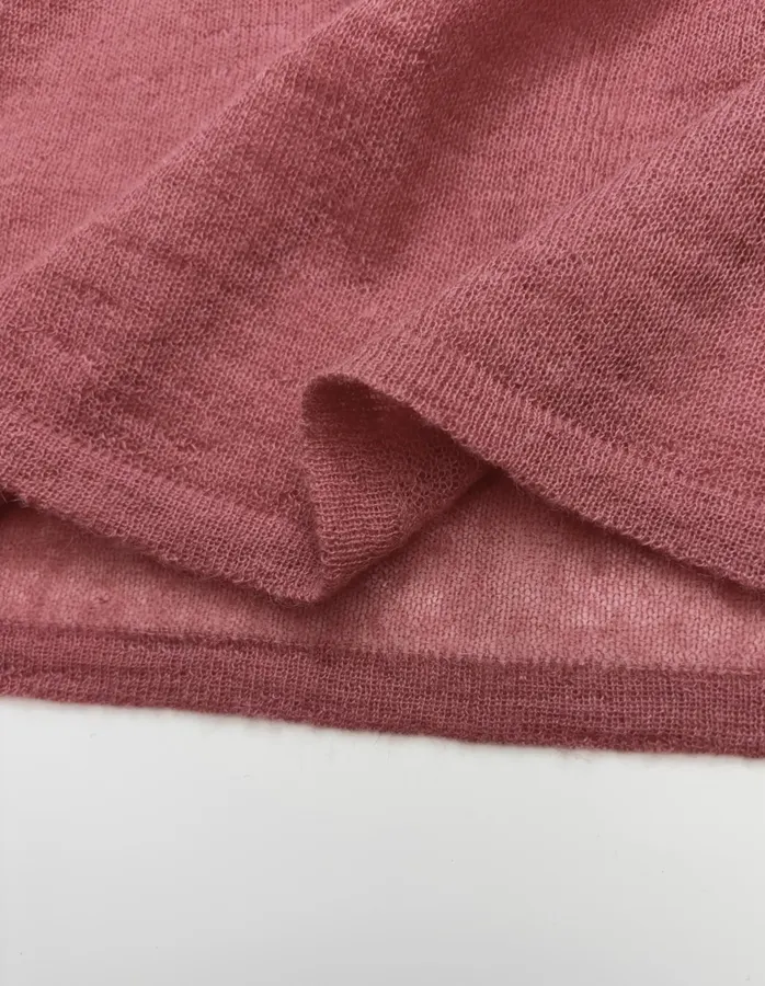 Round-neck long-sleeve T-shirt in As Shown, product view 13