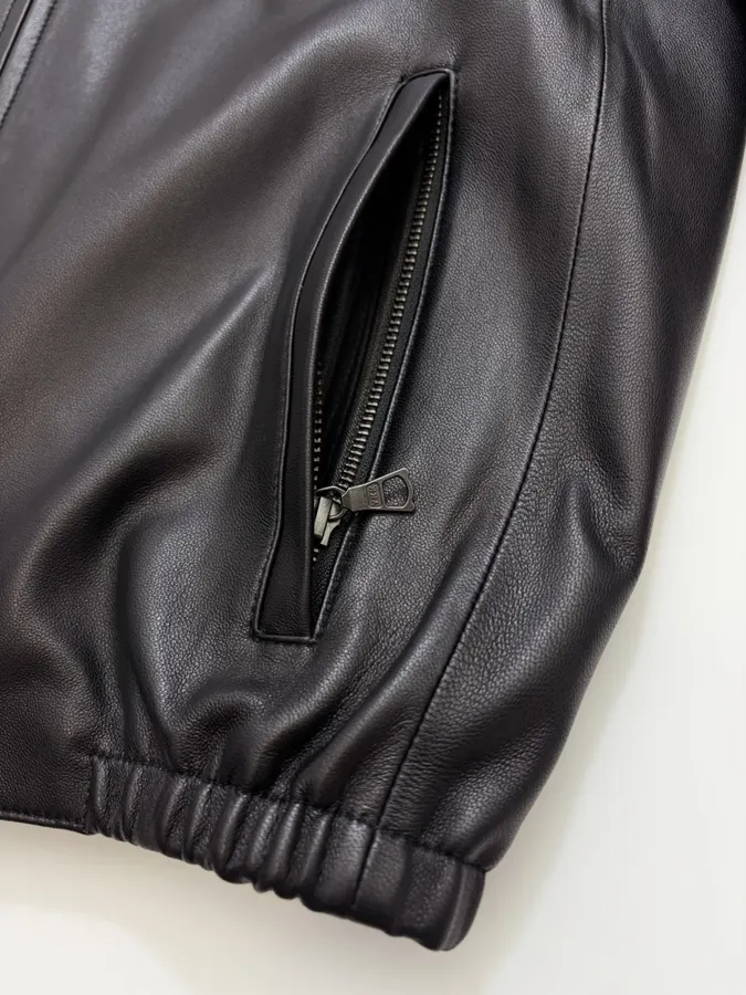 Independent-design detachable hooded premium soft sheepskin jacket in As Shown, product view 11
