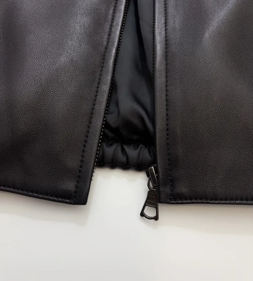 Independent-design detachable hooded premium soft sheepskin jacket in As Shown, product view 15