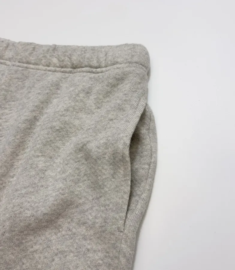 Textured Terry-Lined Stylish Heather Drawstring Waist Pants in As Shown, product view 04