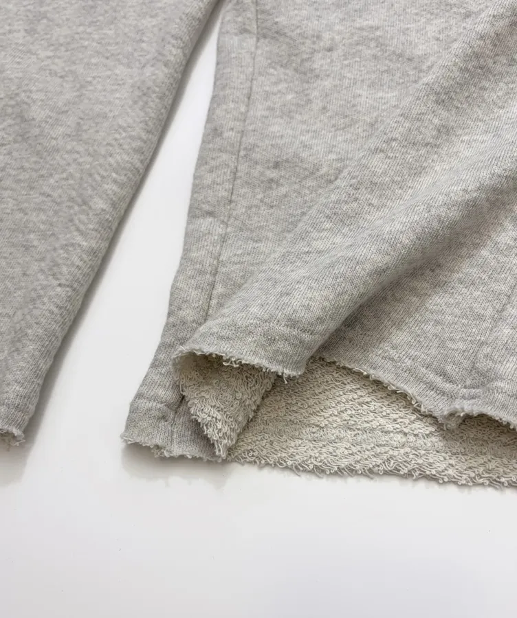 Textured Terry-Lined Stylish Heather Drawstring Waist Pants in As Shown, product view 11