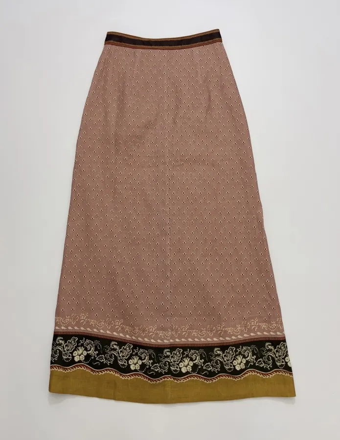 ALEMAIS Contrast-print skirt in As Shown, product view 17