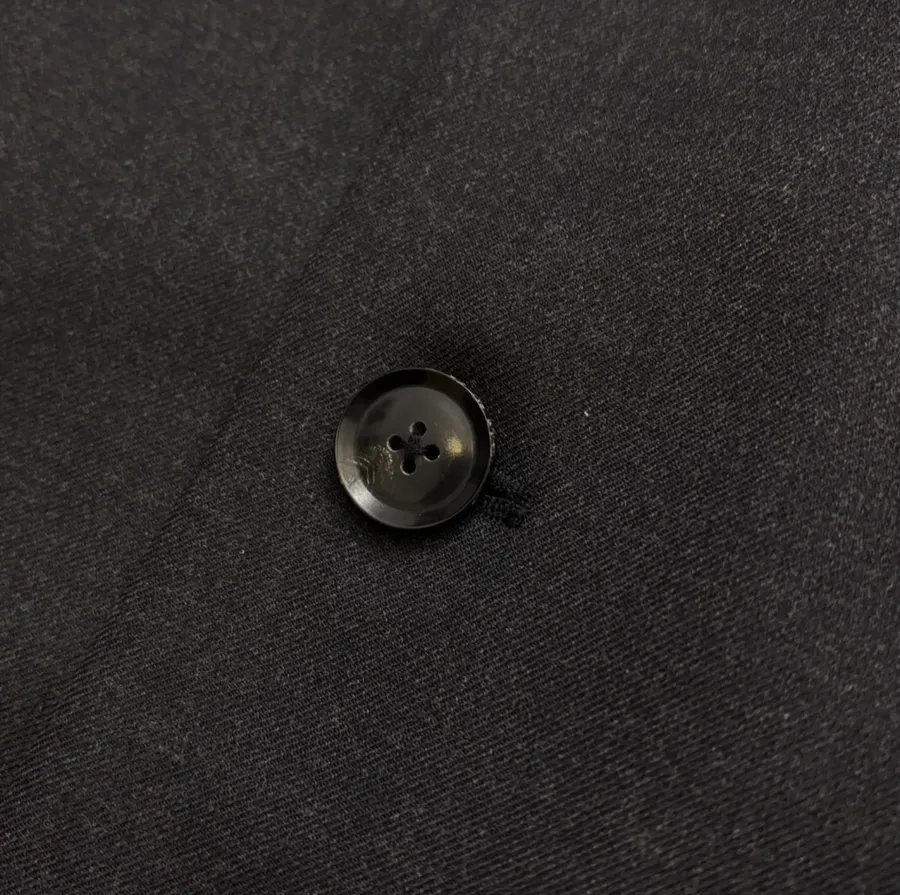 Dark Navy Single-Breasted Tailored Maxi Coat in Dark Navy, product view 09